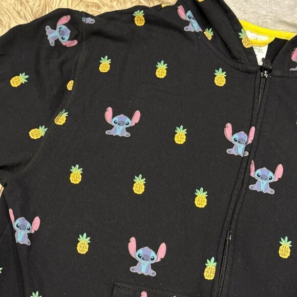 Stitch Pineapple zip up hoodie XL - Picture 3 of 4